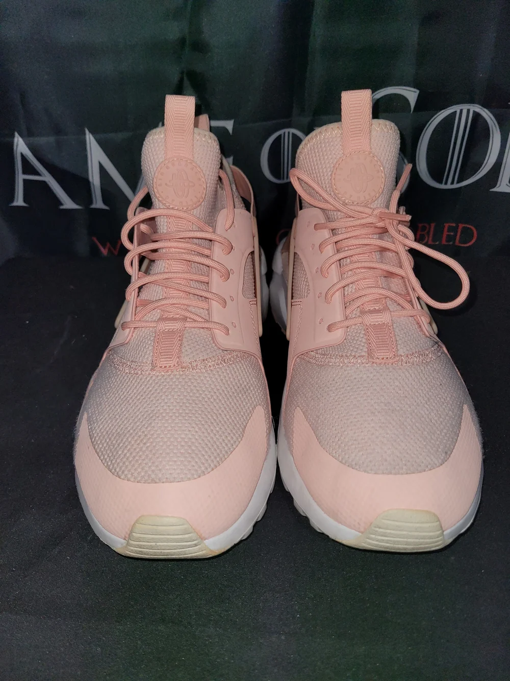 Nike Air Huarache Run Ultra Athletic Sneakers Breathe Arctic Orange